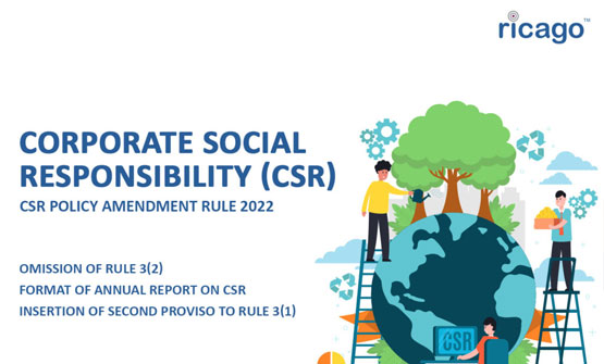 CSR Policy Amendment Rule 2022